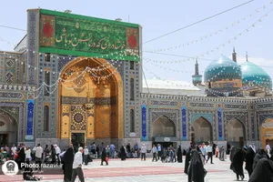 کتیبه های مناسبتی دهه کرامت در حرم مطهر رضوی