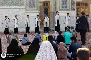 استقبال از بهار در حرم مطهر رضوی