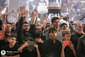 مراسم عزاداری شب رحلت پیامبر اکرم(ص) در رواق امام خمینی(ره)