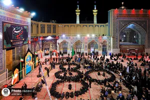 عزاداری سنتی شب دوم محرم در &laquo;حسینیه حرم&raquo;