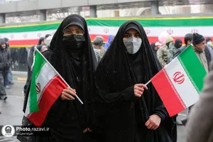 راهپیمایی پرشکوه 22 بهمن در مشهد