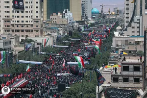تشییع پیکر رهبر شهید انقلاب در مشهد مقدس-1