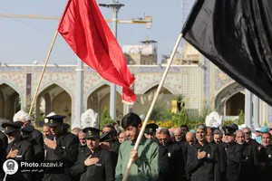 عزاداری روز شهادت امام سجاد در حرم مطهر رضوی
