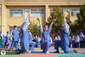 المپیاد ورزشی دانش&zwnj;آموزان دختر دبستان امام رضا علیه&zwnj;السلام