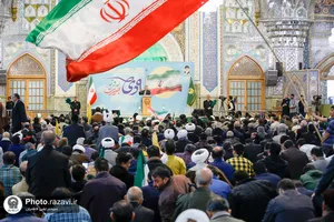 گرامیداشت حماسه 9 دی در حرم مطهر رضوی