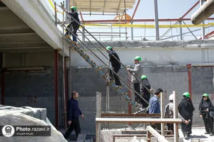 بازدید کارکنان صدا و سیما از فعالیت&zwnj;های عمرانی حرم مطهر رضوی