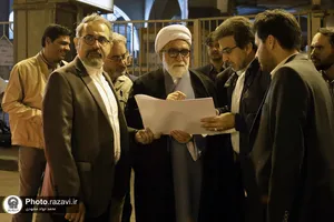 بازدید تولیت آستان قدس رضوی از فعالیت&zwnj;های عمرانی حرم مطهر