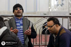 تشرف جمعی از روشندلان استان مازندران به حرم مطهر رضوی