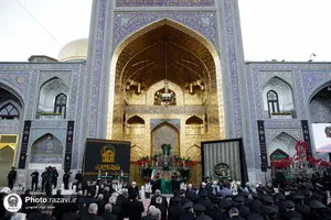 آیین اذن عزای ماه محرم در حرم مطهر رضوی-2