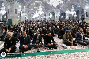 بزرگداشت سومین سالگرد شهادت سردار سلیمانی در حرم مطهر رضوی - 2