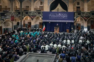 عزاداری روز عاشورای حسینی با حضور تولیت آستان قدس رضوی