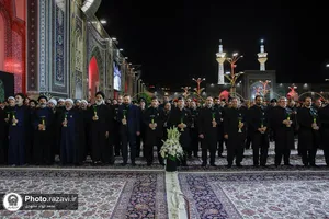 آیین خطبه&zwnj;خوانی شب عاشورای حسینی در حرم مطهر رضوی -2