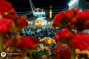 حال و هوای حرم در شام عید مبعث