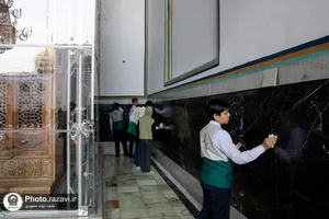 غبارروبی مسجد جامع گوهرشاد