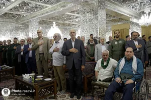 دیدار فرماندهان و پیشکسوتان دفاع مقدس با تولیت آستان قدس رضوی