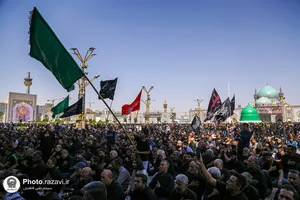عزاداری شهادت امام رضا علیه السلام در حرم مطهر رضوی