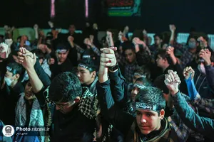 مراسم تشییع پیکر شهید گمنام دفاع مقدس در دبیرستان پسرانه واحد 3 امام رضا(علیه&zwnj;السلام)
