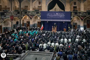 عزاداری روز عاشورای حسینی با حضور تولیت آستان قدس رضوی