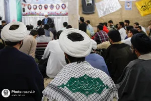 حضور تولیت آستان قدس رضوی در مدرسه علمیه الحجة