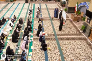 نشست قرآنی ویژه کودکان ناشنوا در حرم مطهر رضوی