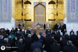 بزرگداشت آیت الله واعظ طبسی در حرم مطهر رضوی