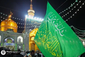 حال و هوای حرم مطهر رضوی در شب میلاد امام رضا علیه&zwnj;السلام -2