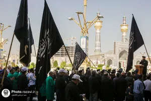 مراسم عزاداری روز شهادت امام جواد علیه السلام ویژه خادمین بارگاه رضوی