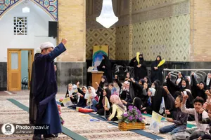 نشست قرآنی ویژه کودکان ناشنوا در حرم مطهر رضوی