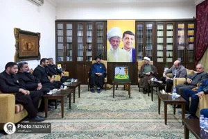 حضور خدام حرم مطهر رضوی در مجتمع حضرت فاطمه زهرا (س) لبنان