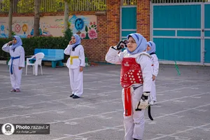 المپیاد ورزشی دانش&zwnj;آموزان دختر دبستان امام رضا علیه&zwnj;السلام
