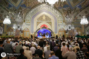 مراسم سالگرد ارتحال امام خمینی (ره) در حرم مطهر رضوی