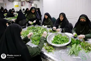افطاری ماه مبارک رمضان در مهمانسرای حضرت