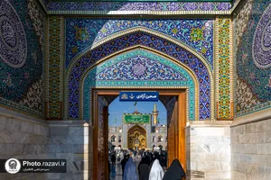 حرم مطهر رضوی در آستانه اعیاد شعبانیه