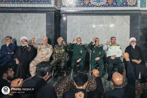 آئین بزرگداشت رهبر شهید انقلاب اسلامی در حرم مطهر رضوی