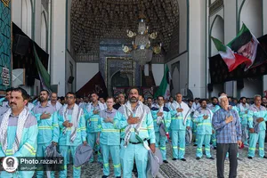بدرقه کاروان &laquo;خدام&zwnj;الحسین علیه&zwnj;السلام&raquo;
