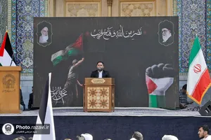اجتماع مردم مشهد در محکومیت جنایات رژیم صهیونیستی در غزه