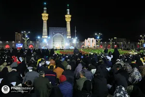 مراسم احیا شب بیست و یکم ماه مبارک رمضان در حرم مطهر رضوی-3