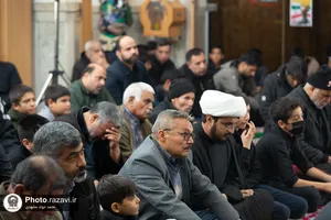 حضور تولیت آستان قدس رضوی در جمع عزاداران فاطمی بخش رضویه مشهد