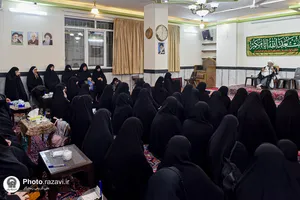 دیدار طلاب مدرسه تابستانی دارالعلم با آیت&zwnj;الله اشرفی شاهرودی