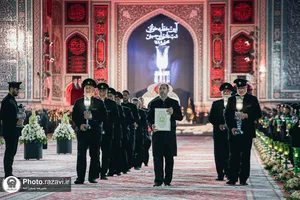 آئین خطبه&zwnj;خوانی شب عاشورا در حرم مطهر رضوی