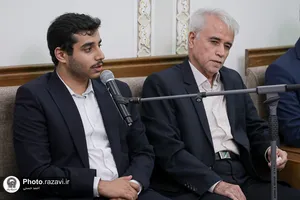 دیدار دانش&zwnj;آموزان افتخارآفرین تیم ملی المپیاد هوش مصنوعی با تولیت آستان قدس رضوی