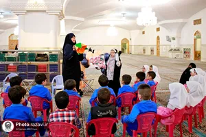 جشن ویژه نونهالان در حرم مطهر رضوی