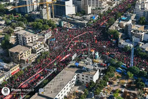 تشییع پیکر رهبر شهید انقلاب در مشهد مقدس-1