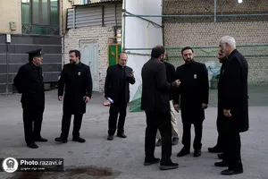 بازدید قائم مقام تولیت آستان قدس رضوی از خدمت&zwnj;رسانی مواکب اطراف حرم