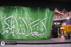 پذیرایی شب نیمه شعبان در چایخانه حرم
