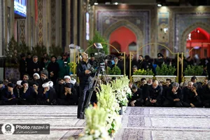 پوشش رسانه&zwnj;ای آیین خطبه&zwnj;خوانی عاشورای حسینی در حرم مطهر رضوی