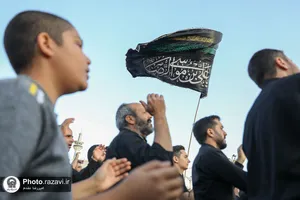 آیین چهارپایه خوانی روز شهادت امام رضا علیه&zwnj;السلام در حرم مطهر رضوی -2