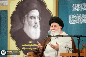 اجتماع مردمی &laquo;بیعت با نصرالله&raquo; در حرم مطهر رضوی