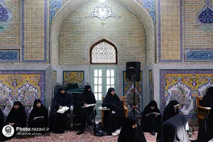 اعتکاف علمی طلاب در مدرسه تابستانی دارالعلم حرم مطهر رضوی-1