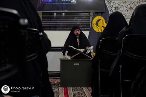 عزاداری سنتی بانوان عرب زبان در حرم مطهر رضوی
